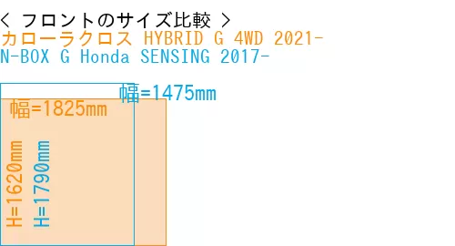 #カローラクロス HYBRID G 4WD 2021- + N-BOX G Honda SENSING 2017-